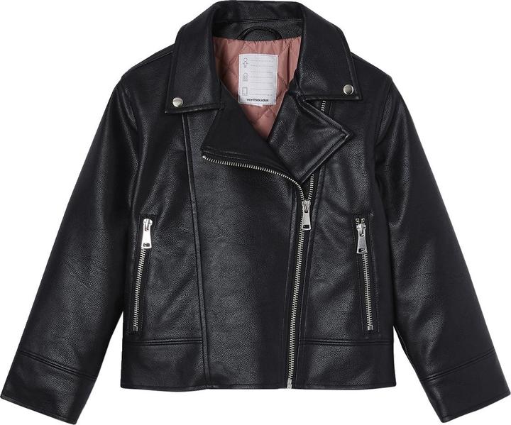 Produktbild Vertbaudet Mädchen Bikerjacke aus Lederimitat mit Recycling-Polyester (110)