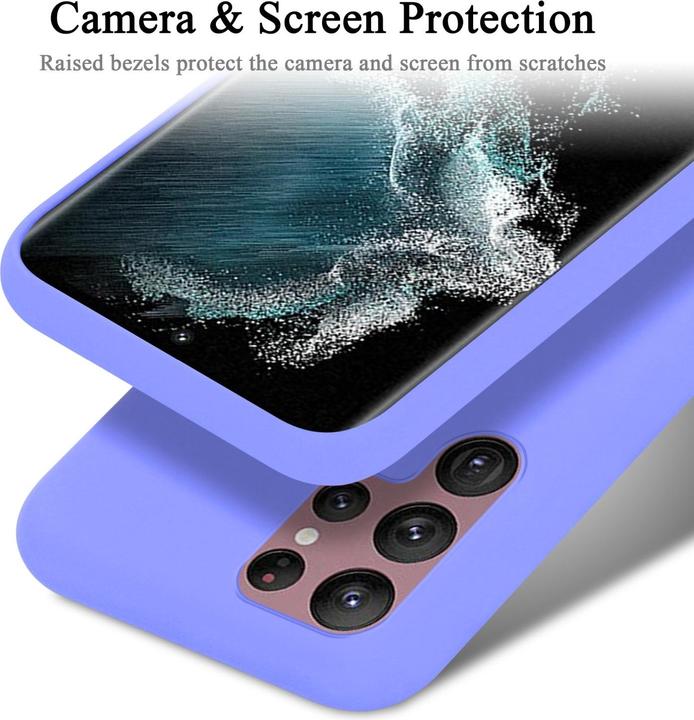 Immagine prodotto Cadorabo Custodia in silicone liquido TPU (Samsung Galaxy S22 Ultra)