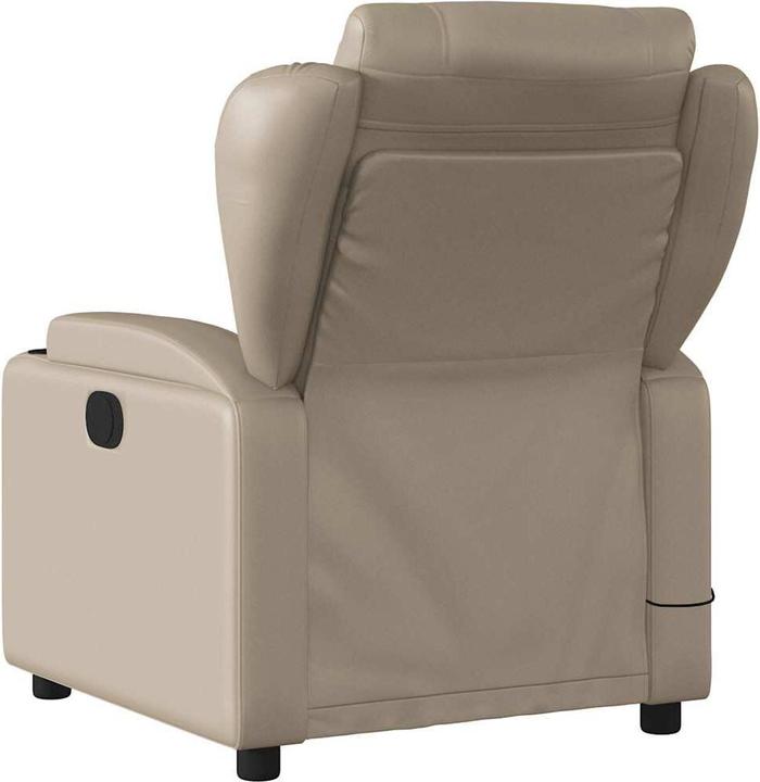 Actual product image VidaXL Massage chair cappuccino-brown imitation leather, colour