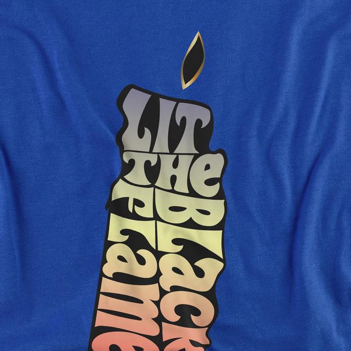Image du produit Universal Textiles - T-shirt LIT THE BLACK FLAME CANDLE - Adulte (L)