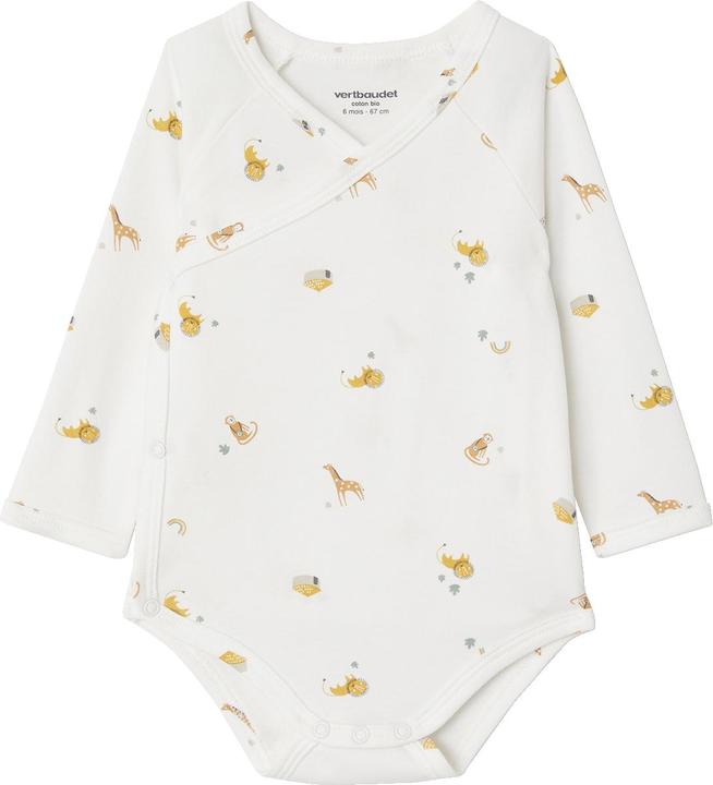 Immagine prodotto Vertbaudet 3er-Pack Baby Wickelbodys Bio-Baumwolle Oeko-Tex (56)