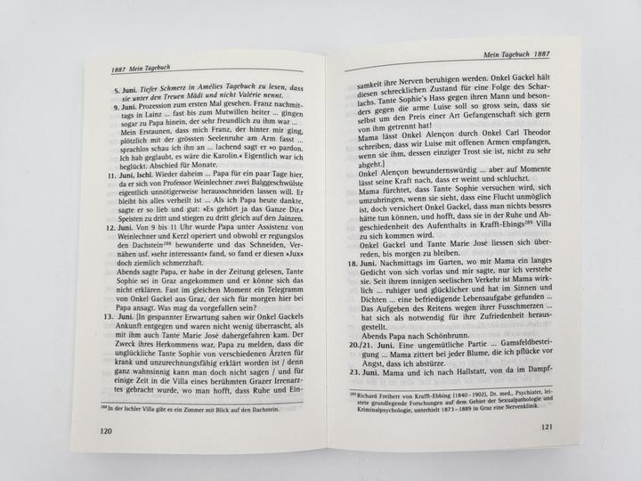 Actual product image Das Tagebuch der Lieblingstochter von Kaiserin Elisabeth 18781899 (German, Marie Valérie of Austria, 2005)