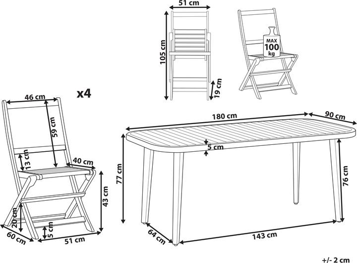 Actual product image Beliani Paraggi (90 cm)