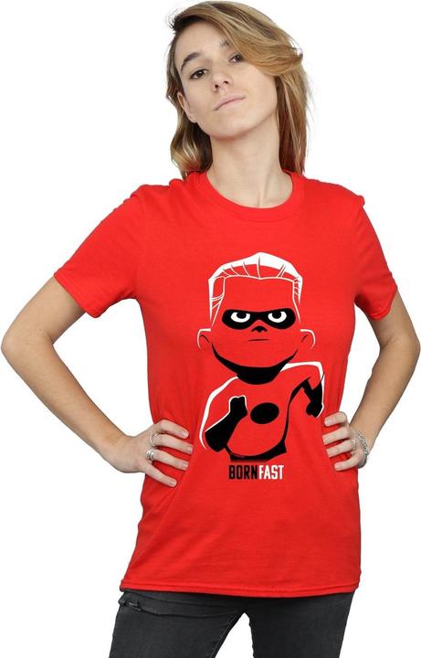 Actual product image Disney Womens/Ladies Incredibles 2 Incredible Son Cotton Boyfriend T-Shirt (XL)