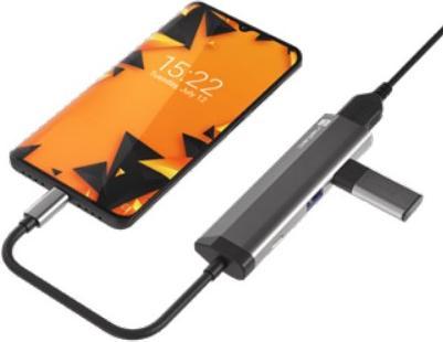 Actual product image Genesis NATEC Multiport Fowler Slim USB-C (USB-C, 2 Ports)