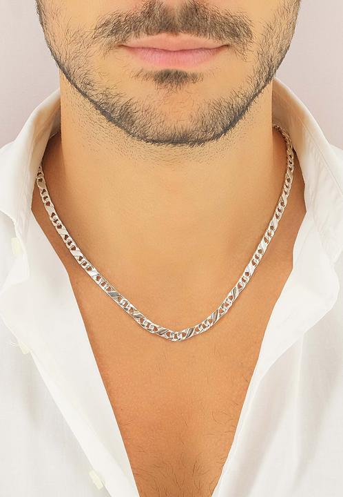 Immagine prodotto Muau Catena di 8 (Argento, 45 cm)