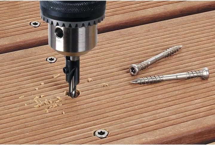 Immagine prodotto wolfcraft wolfcraft 1 Vorbohrer mit Senker ø3,2x12mm (12 mm, 3,2 mm)