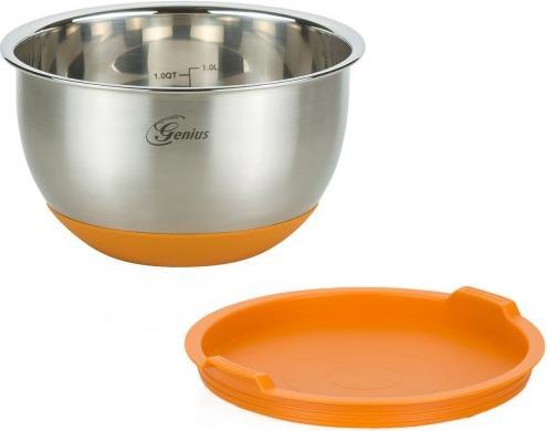 Produktbild Genius Edelstahl Schüssel Set (22 cm, 3 l, 3 x)