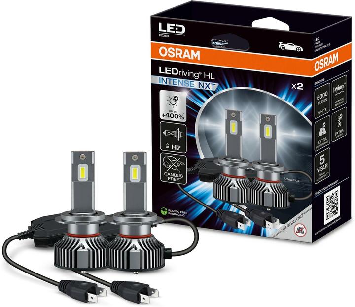 Actual product image Osram LEDriving Off-Road LED Intense H7/H18/12V/21W PKW, Länge (H7)