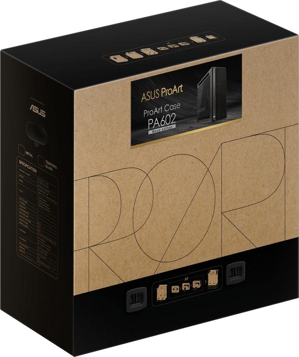 Image du produit ASUS ProArt PA602 Édition Bois (E-ATX, ATX, DTX, mATX, Mini-ITX, Mini-DTX)