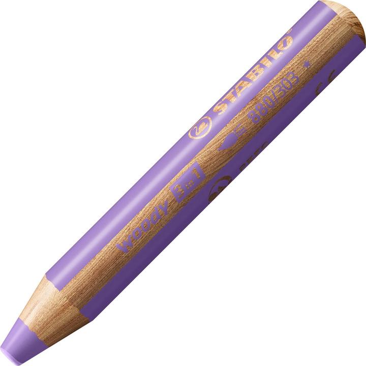 Produktbild STABILO woody 3 in 1 Buntstift (Pastelllila, 1 x)