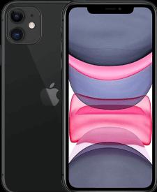 Actual product image Forza Refurbished iPhone 11 (64 GB, Black, 6.10", 12 Mpx, Dual SIM, C / Good)
