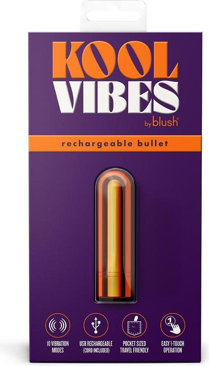 Produktbild Blush Kool Vibes 2.5 Inch Discreet & Travel-Friendly Mini Bullet Vibrator - 10 Vibration Modes with
