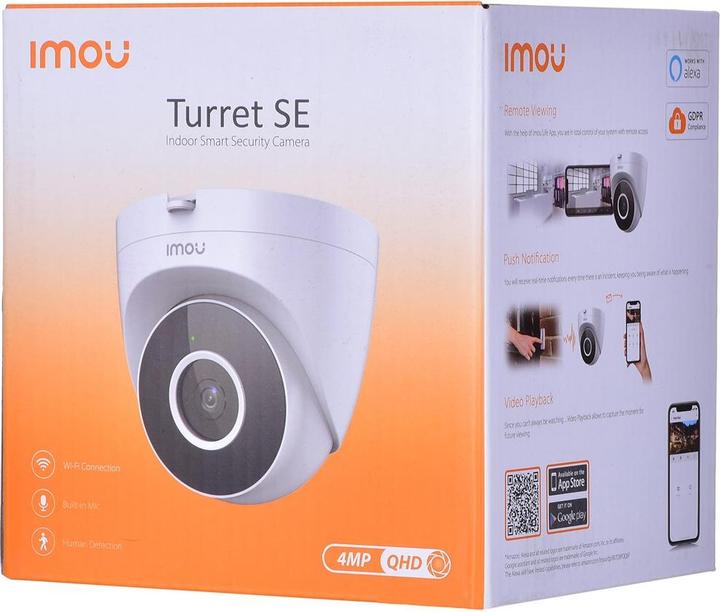 Actual product image Imou WRL CAMERA 4MP TURRET SE/IPC-T42EP (2560 x 1440 Pixels)
