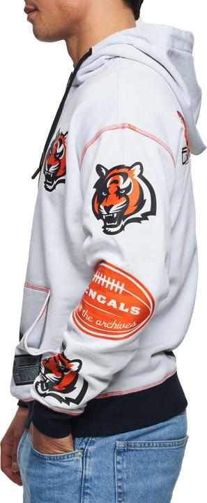 Produktbild Recovered Re:covered Fleece Hoody - INK DYE Cincinnati Bengals - XXL (XXL)