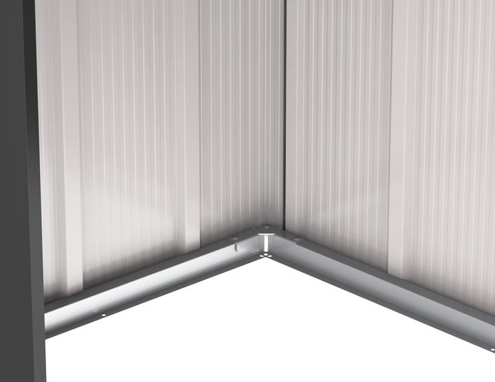 Actual product image Tepro Pent Roof Eco 6x4 shed, anthracite