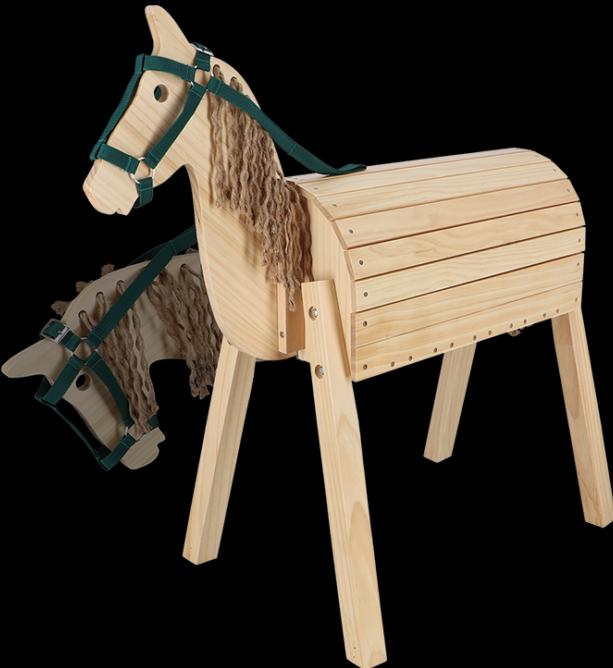 Actual product image Esschert Design Wooden garden horse
