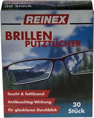 Magni Reinex Brillen-Putztücher 30 Stück Faltschachtel