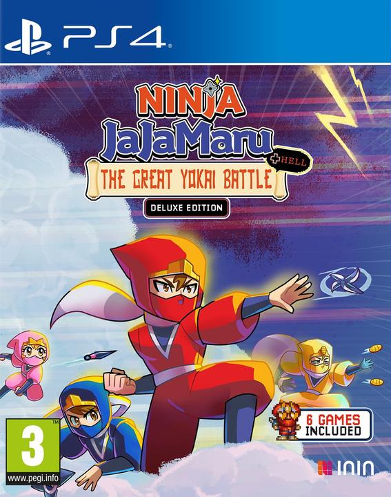 Produktbild ININ Games Ninja JaJaMaru: The Great Yokai Battle+Hell - Deluxe Edition (PS4, DE)