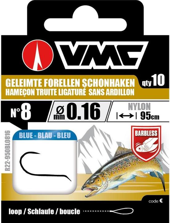 Produktbild Vmc Geleimte Forellen Schonhaken Fluoro