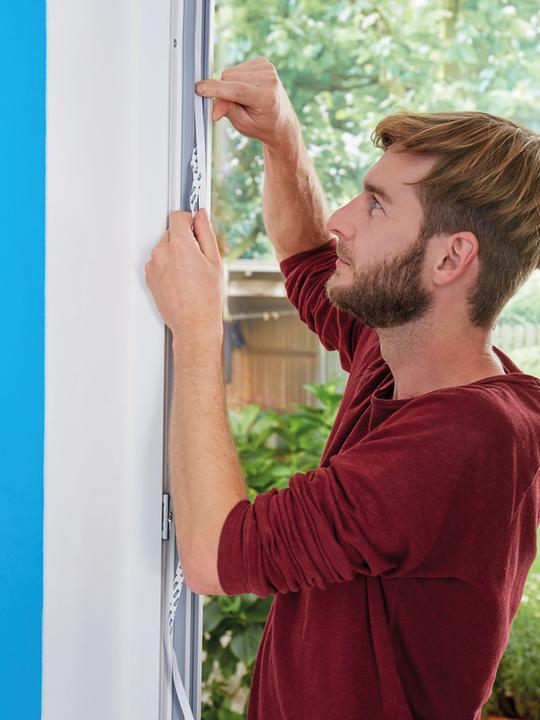 Actual product image tesa Insect screen COMFORT for windows, with Velcro tape, self-adhesive, without drilling (100 x 100 cm)