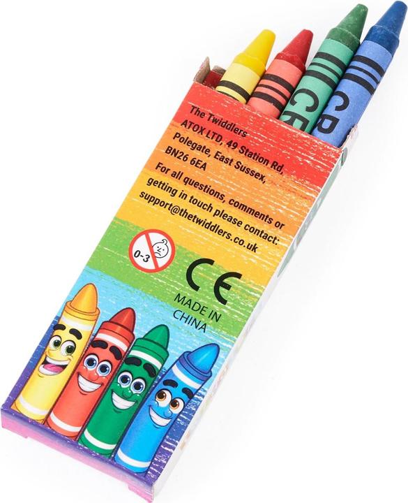 Actual product image The twiddlers Wachsstifte 4er-Set 144 Stück (Multicoloured, 144 x)