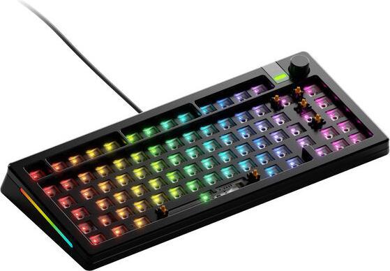Glorious GMMK 3 Pro 75 % custom gaming keyboard - barebone, ISO layout, black (DE, Cable)