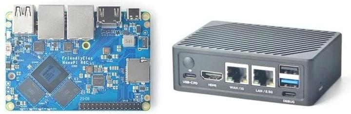 Produktbild Allnet FriendlyELEC NanoPI R6C Dual-2.5G ETH 8G RAM / 32G emmC Combo with Case