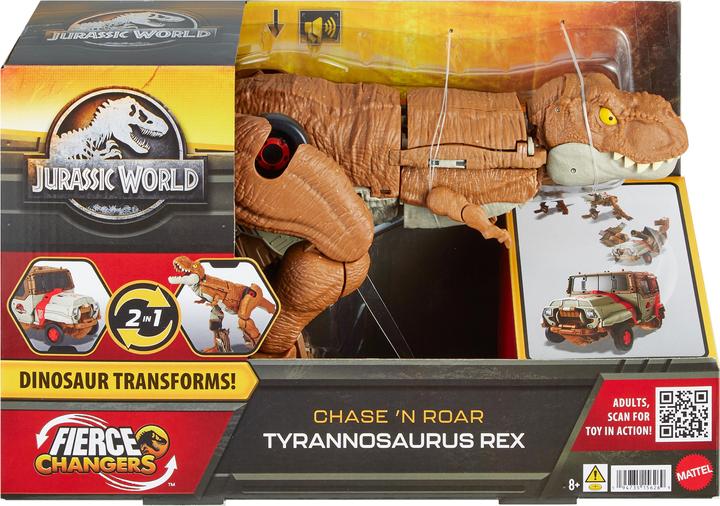 Image du produit Jurassic World Fierce Changers™ Chase 'N Roar Tyrannosaurus Rex