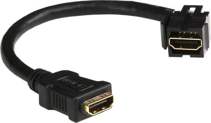Image du produit Schneider Electric Câble d'extension HDMI Keystone vers HDMI femelle, HDMI V2.0, longueur 20 cm (0.20 m, HDMI)