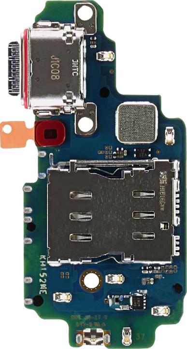 Actual product image Samsung USB-C charging port and SIM card reader (SIM holder, Samsung Galaxy S22 Ultra)