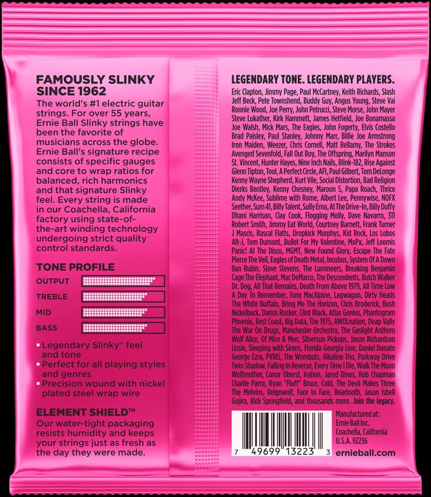 Actual product image Ernie Ball Slinky Nickel 3 Super (6 x, Electric guitar, 0.04")
