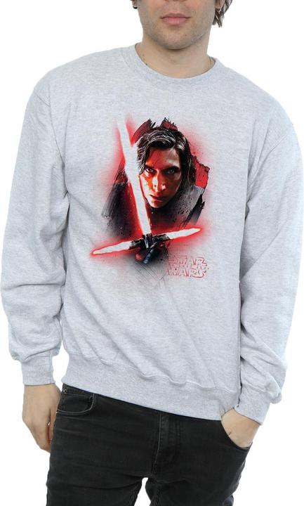Actual product image Star Wars Mens Kylo Ren Brushed Cotton Sweatshirt (S)