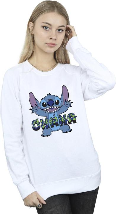 Image du produit Disney - Sweat LILO AND STITCH OHANA BLUE GLITCH - Femme (L)