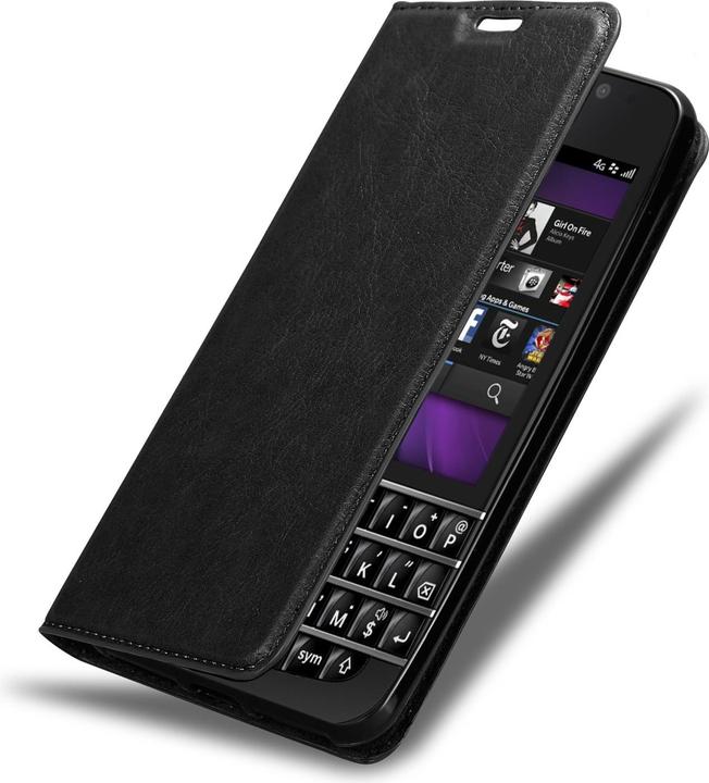 Actual product image Cadorabo Book Invisible Magnet Cover (Blackberry Q10)