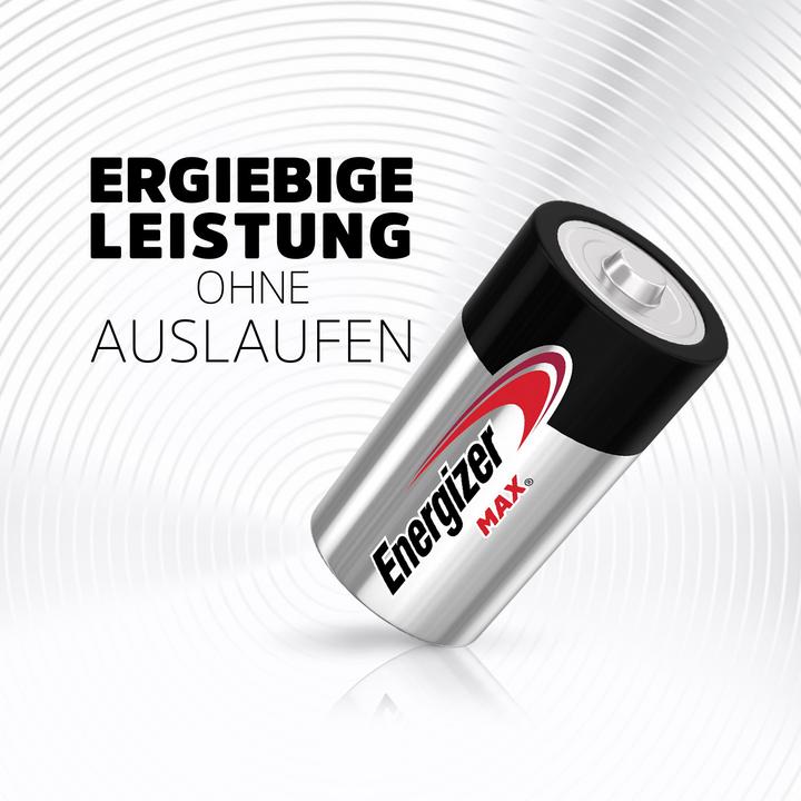 Actual product image Energizer Max Alkaline (2 pcs., C, 8000 mAh)