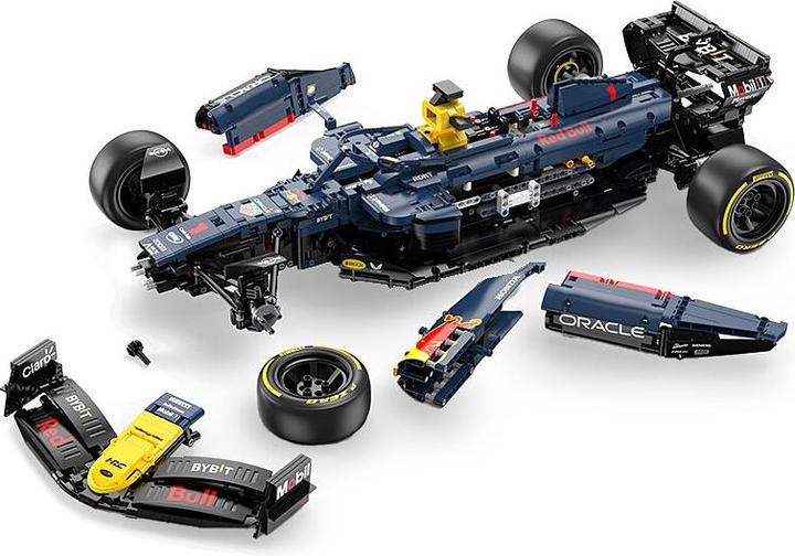 Actual product image Jamara Oracle Red Bull Racing RB19 1:8 dark blue bricks