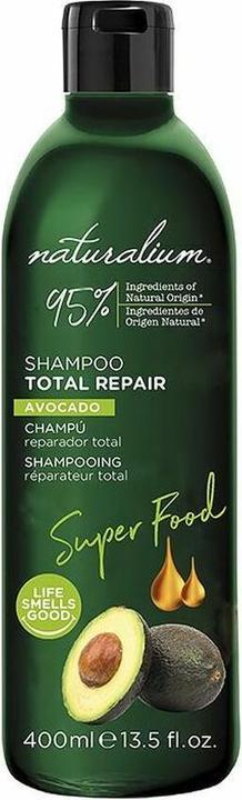 Naturalium SUPER FOOD avocado total repair shampoo 400 ml (400 ml, Flüssiges Shampoo)