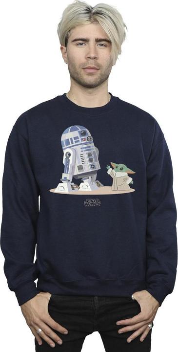 Immagine prodotto Star Wars The Mandalorian R2D2 And Grogu Felpa Uomo (S)