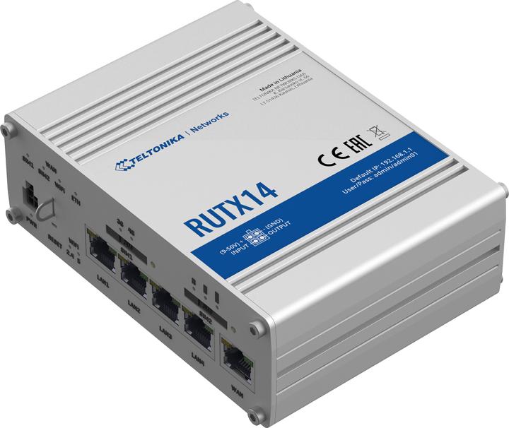 Actual product image Teltonika LTE industrial router RUTX14