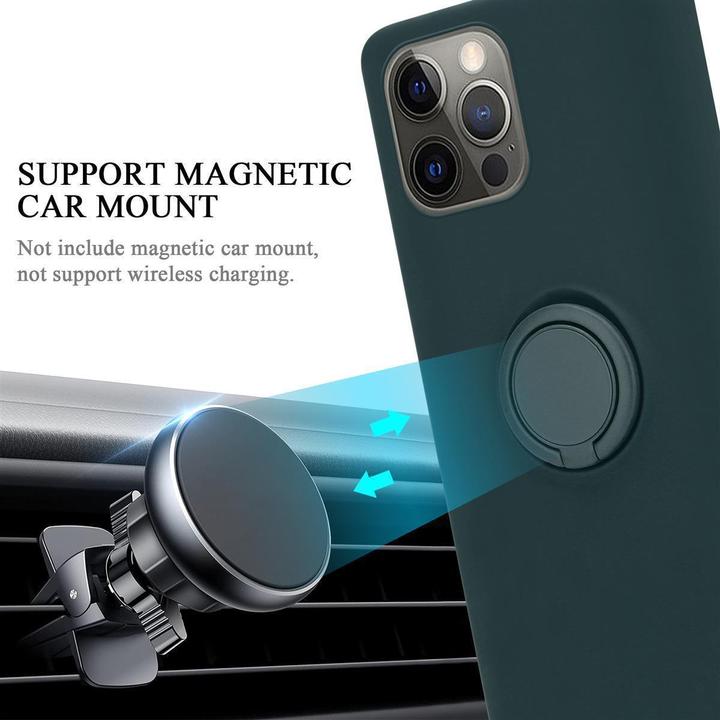 Image du produit Cadorabo TPU Liquid Ring Silicone Case Cover (Apple iPhone 12 Pro Max)