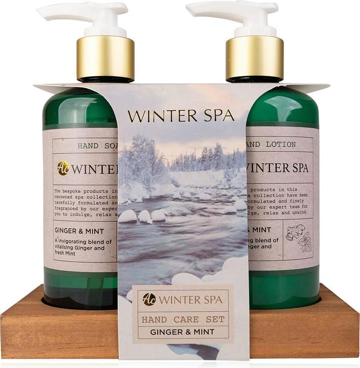 Immagine prodotto Accentra Set regalo per donne WINTER SPA su vassoio di legno (Set per la cura dei capelli)