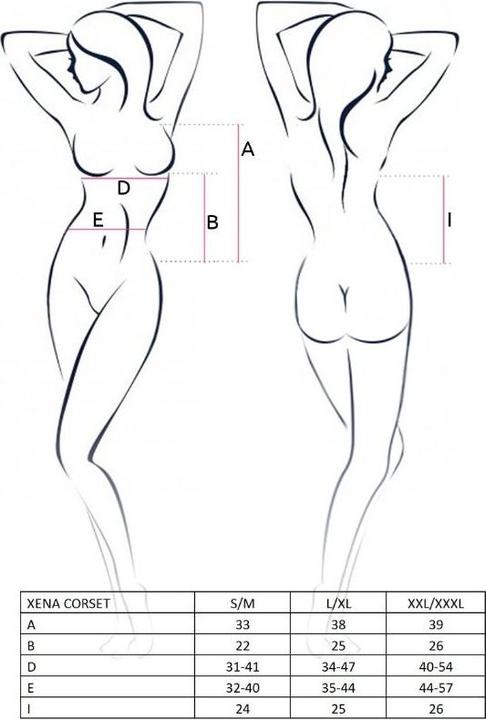 Actual product image Passion Woman Xena Corset White L / XL (L, XL)