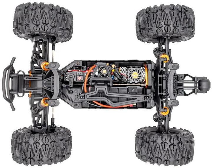 Actual product image Hobbytech Monster Truck Rogue Terra Brushless Red, ARTR, 1:10 (ARR Almost Ready to Run)