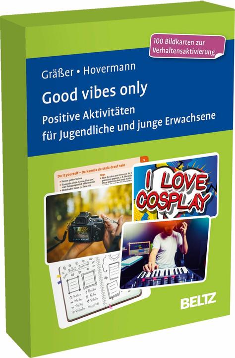 Actual product image Grässer:Good vibes only. Positive Aktivi (German, Melanie Gräßer, Eike Hovermann, 2023)