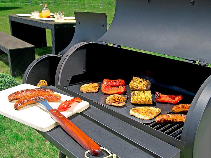 Produktbild Rosenstein & Söhne Dauer-BBQ-Grillmatte & Antihaft-Bratfolie