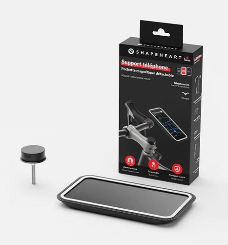 Immagine prodotto Shapeheart Porta telefono per la forcella della bicicletta con coperchio magnetico rimovibile