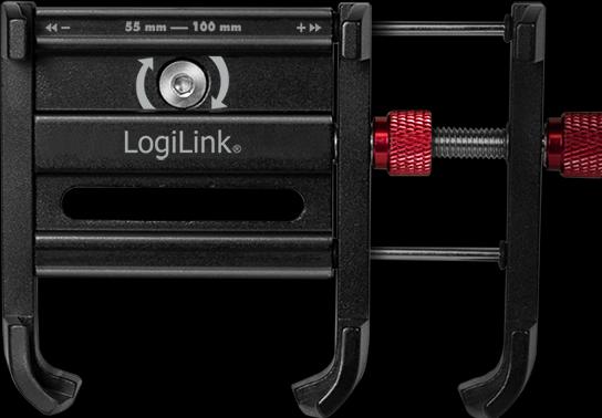 Actual product image LogiLink Smartphone bike mount, straight, for 3.57" smartphones