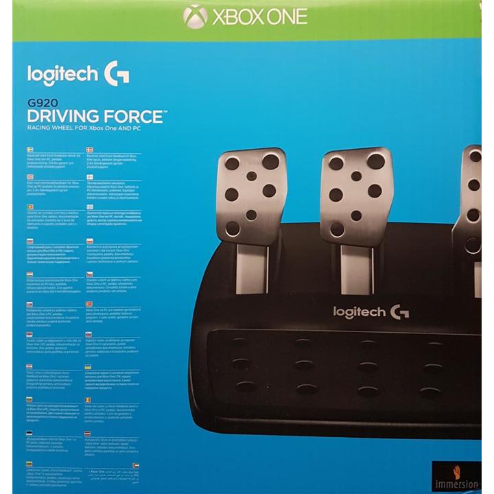Actual product image Logitech G G920 Driving Force (Xbox, PC) (PC, Xbox One X, Xbox Series X, Xbox One S, Xbox Series S)