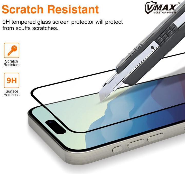 Actual product image Vmax tempered glass 9D Glass for Xiaomi Redmi Note 14 5G (1 Piece, Xiaomi Redmi Note 14 Pro 5G)